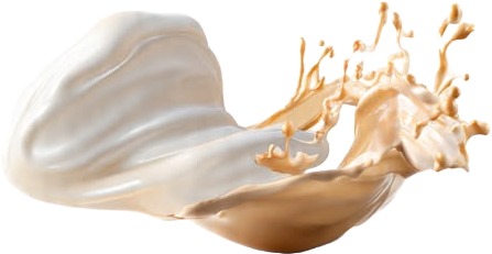 a white liquid splashing out of a bottle.jpg